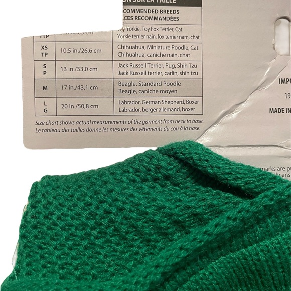 Brand New With Tags Dog Sweater - Picture 5 of 5